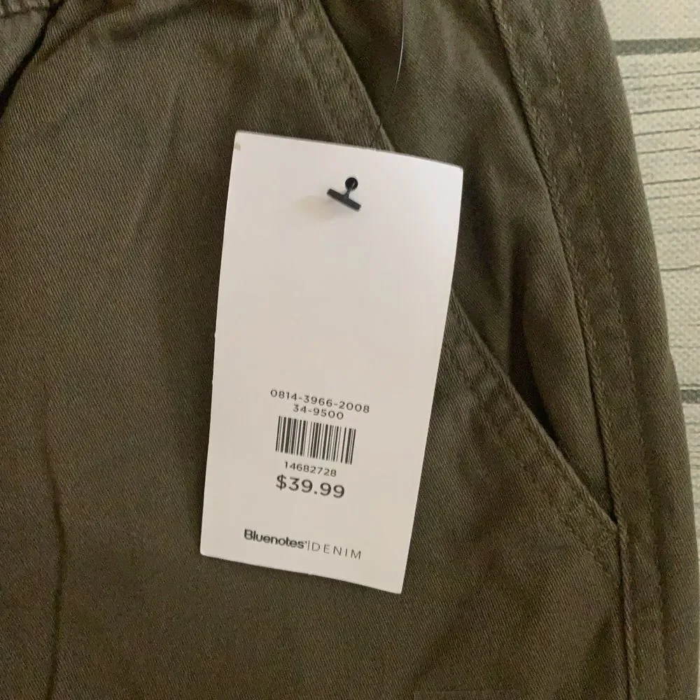 Bluenotes denim green joggers-XL-NWT